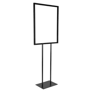 Modern Advertising 22x28x60 Steel Black Aluminum Base Wedding Board Floor Poster Stand Holder Display Eco-Friendly Easy