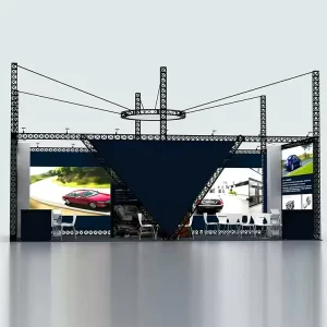 Modern Aluminum Alloy Tool free Truss Portable Trade Show Display Advertising Display Stand Modular Booth Truss