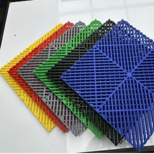 Modern Anti Slip Click Garage Interlocking Floor Tiles & Mats for Workshop and Car Washing