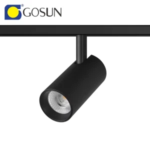 Modern Black 6W Recessed Magnetic Track Spotlight with Adjustable Beam Angle and CCT