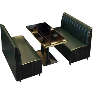 Modern Business Negotiation Table and Chair Combination Sales Office Reception Ceramic Tile Dining Table and Chair