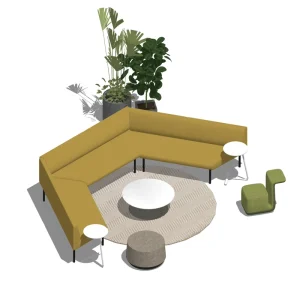 Modern C Shaped Curved Sofa Set Office Furniture Lobby Public Area Leisure Sofa Seating Sectional Modular Sofa Set