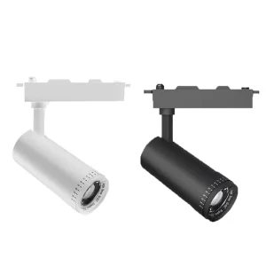 Modern COB 20W 30W Adjustable Aluminum Surface-Mounted LED Track Spotlight 2700K-7000K