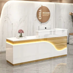 Modern Checkout and Reception Counter for Beauty Salon, Clothing Shop, Restaurant, or Bar