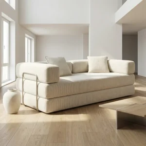 Modern Combination Sofa Set Modular Design Luxury Sofa Large Seat Nordic Style Comfortable Soft Cushion Large Leisure Area