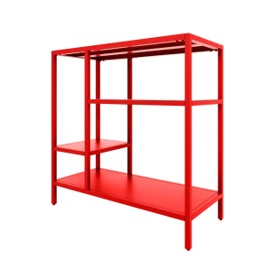 Modern Convertible Steel Metal Display Shelf Rack for Living Room Dining and School Use