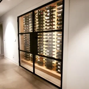 Modern Customizable Built in Stainless Steel Wine Cabinet Moisture Proof bar Cabinet Easy to Clean and Hygienic Liquor Cabinet