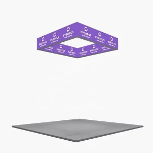 Modern Design Custom Logo Branded Advertising Promotional Expo Trade Show Sign Exhibition Booth Display LED Hanging Banner