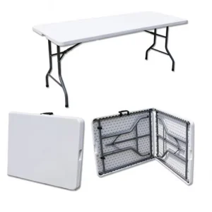 Modern Design HDPE 6ft Heavy Duty Folding Dining Table Outdoor Furniture for Picnic Camping Beach Use