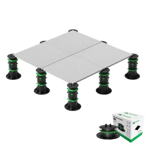 Modern Design Plastic Adjustable Pedestal Support MB T0 E 90 185mm for Raised Floor Terrace balcony Screwjack Plots with CE ISO