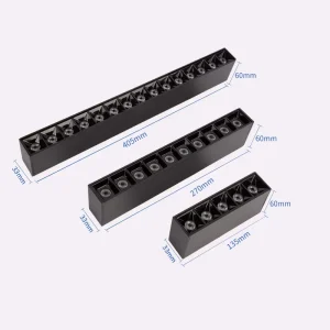 Modern Design Square Linear Strip LED Light Downlight Ceiling Spotlight Aluminum Body
