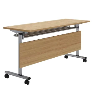Modern Design Wood Panel Folding Conference Table for Office Furniture Hotel School Hospital Use