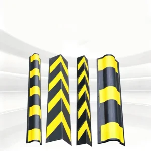 Modern Edge Injection Molded Rubber Reflective Weatherproof Anti Collision Strip For Underground Car Park Columns