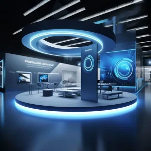Modern Event Booth Modular Assembly for Pop Up Store Exhibition Stand