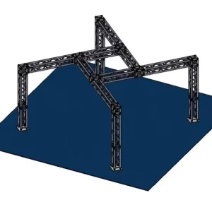 Modern Exhibition Design Aluminum Alloy Portable 3×3 Tradeshow Booth 10×10 Booth Fabric Display Stand