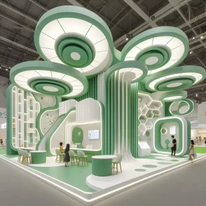 Modern Fashion Event Booth Modular Assembly for Pop Up Store