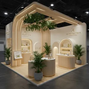 Modern Fashion Exhibition Stand Booth Modular Assembly for Pop Up Store Mall Event
