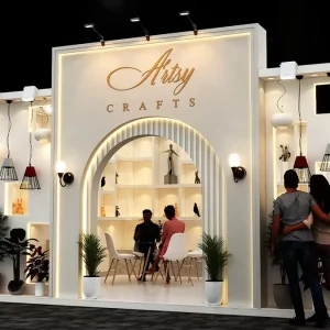 Modern Fashion Exhibition Stand Booth Modular Assembly for Pop Up Store Mall Event
