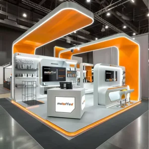 Modern Fashion Modular Assembly Exhibition Stand Booth for Pop Up Store Event Mall