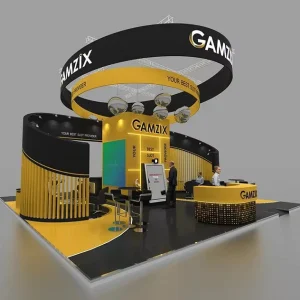 Modern Fashion Modular Assembly Exhibition Stand Booth for Trade Show Mall Event