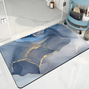 Modern Floor Mat Absorbent Bathroom Bedroom Carpet Door Mat Entry Door Non Slip Foot Mat