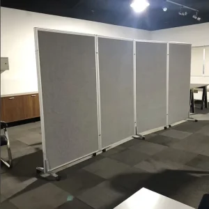 Modern Foldable Movable Office Partition Table Divider with Sound Absorption for School or Warehouse Use