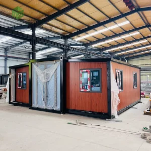 Modern Folding Container House Expandable Steel Villa Bedroom with Bed Study Idea for Hotels and Urban Living