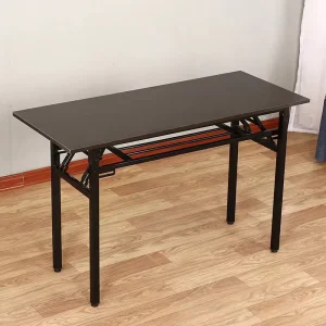 Modern Folding Office Meeting Table with Metal Legs