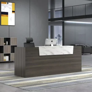 Modern Front Office Reception Counter Table
