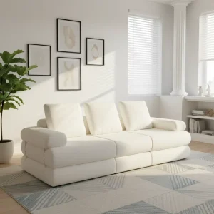 Modern High Density Sponge Modular Combination Living Room Furniture Vacuum Compressed Sofa Set