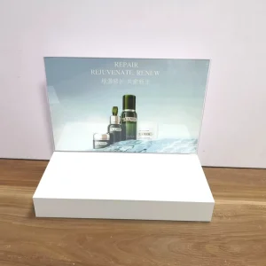Modern High-Gloss Polished Acrylic Counter Display Rack
