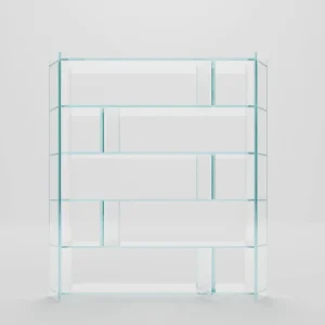 Modern Home Bar Furniture Glass Wine Cabinet with Stainless Steel Display Showcase for Living Room Hotel & Bathroom Use