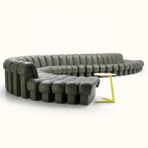 Modern Leather Contemporary Modular Lobby Sofa