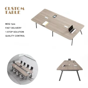Modern Luxury Conference Desk Training Room Table Business Negotiation Office Building Durable Conference Room Meeting Table
