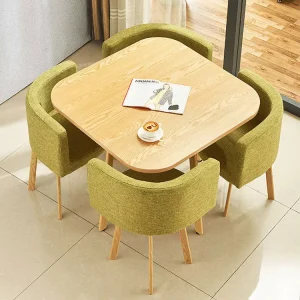 Modern MDF Reception Negotiation Desk and Chair Set