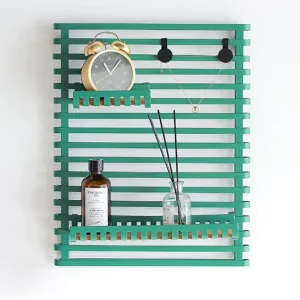 Modern Metal Wall-Mounted Storage Display Shelf Rack