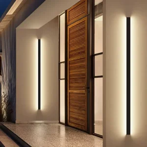 Modern Minimalist Long Strip LED Wall Light for Stairwell Living Room Master Bedroom Bedside Integrated Linear Design Aluminum