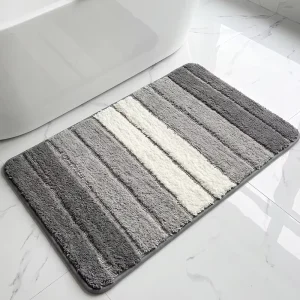 Modern Minimalist Plush Novelty Anti Slip Wear Resistant Stain Resistant Easy to Clean Hotel Style Bathroom Carpet Floor Mat