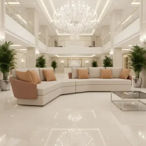 Modern Modular Sofa Set for Hotel Lobby, Reception, and Rest Areas