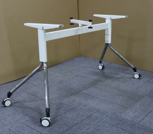 Modern New Design School Furniture Folding Table Frame for Training Table Negotiation Furniture Students Desk 1.2 Folded