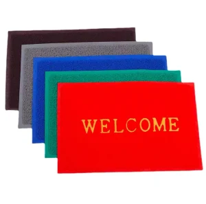 Modern Non-Slip PVC Door Mat Durable Waterproof Runner Rug Easy-Clean Washable