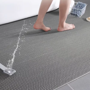 Modern OEM Thick Anti Slip PVC Floor Mat Washable Swimming Pool Carpet Bathroom Office Outdoor Non slip Mat Roll S Mat