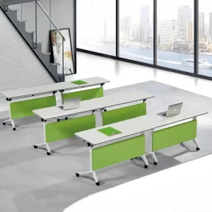 Modern Office Simple Design of Movable Folding Metal Folding Training Table Conference Room Conference Table