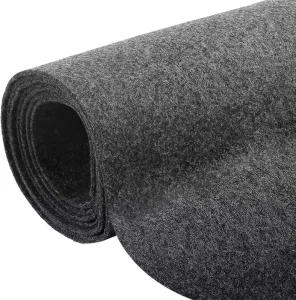 Modern Polyester Non Slip Exhibition Carpets Medium Pile 1/2 Inch Thickness Solid Colors for Home Office