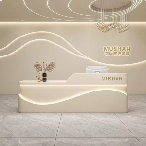 Modern Reception Counter for Office Buildings and Malls