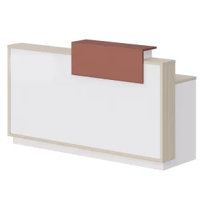 Modern Reception Desk Counter for Hotels, Gyms, Schools, Retail, Home Offices, or Beauty Salons