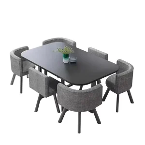Modern Rectangular Dining, Conference, Training, or Reception Table and Chair Set
