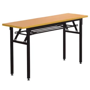 Modern Rectangular Foldable Wooden Commercial Table for Hotel Banquet Training Room Conference Meetings