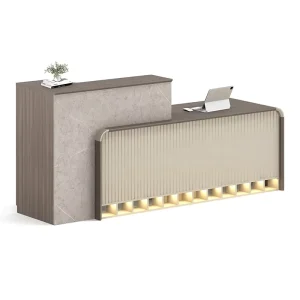 Modern Salon Reception Desk Counter Table for Office