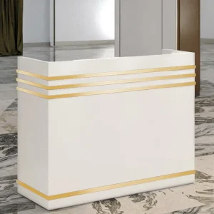 Modern Small Cashier Counter and Checkout Desk for Clothing Stores and Supermarkets
